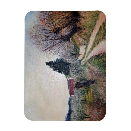 EERSTE LENTE IN VERNALESE / Landschap in Toscane Magneet (Verticaal)