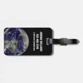 Eerste lentedag op het noordelijk halfrond. bagagelabel (Achterkant horizontaal)