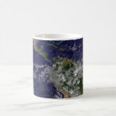 Eerste lentedag op het noordelijk halfrond. koffiemok (Center)