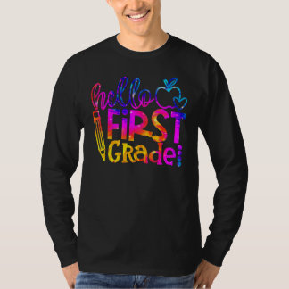 Eerste leraar eerste klas eerste dag terug naar sc t-shirt