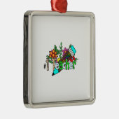 Eerste leraar metalen ornament (Rechts)