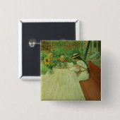 Eerste les, 1903 vierkante button 5,1 cm (Voorkant /achterkant)