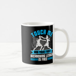 Eerste Les Kickboksen T-shirt Mma Cadeau Voor Mann Koffiemok