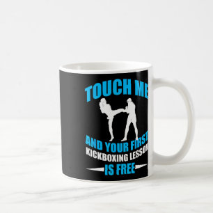 Eerste Les Kickboksen T-shirt Mma Cadeau Voor Mann Koffiemok