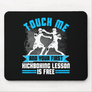Eerste Les Kickboksen T-shirt Mma Cadeau Voor Mann Muismat