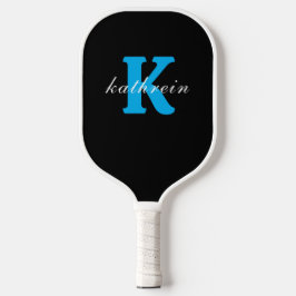 Eerste letter K Eenvoudig monogram moderne stijl Pickleball Paddle
