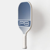 Eerste letters Cool Modern Monogram Stijlvol Krach Pickleball Paddle (Links)