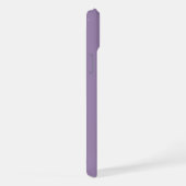 Eerste letters naam verfijnd effen violet iPhone hoesje (Rechterkant)