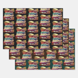 Eerste lezing inpakpapier vel