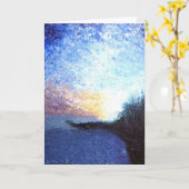 Eerste Licht bij de Pier Kaart (Gele Bloem)