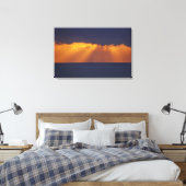 Eerste licht boven Tasmanzee, Australië Canvas Afdruk (Insitu (Slaapkamer))