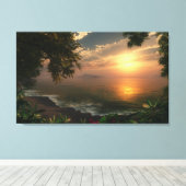 Eerste licht canvas afdruk (Insitu (Houten vloer))