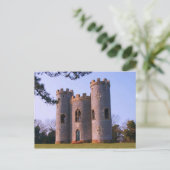 Eerste licht op het kasteel - briefkaart (Staand voorkant)