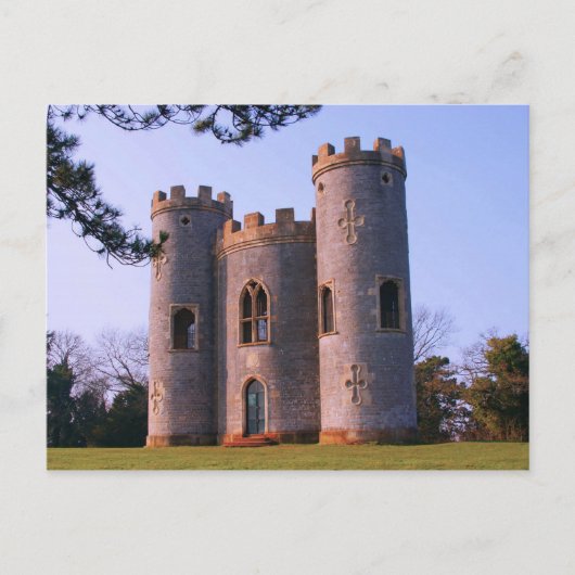 Eerste licht op het kasteel - briefkaart (Voorkant)