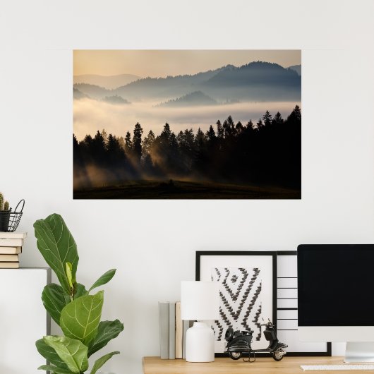 Eerste licht poster (Thuiskantoor)