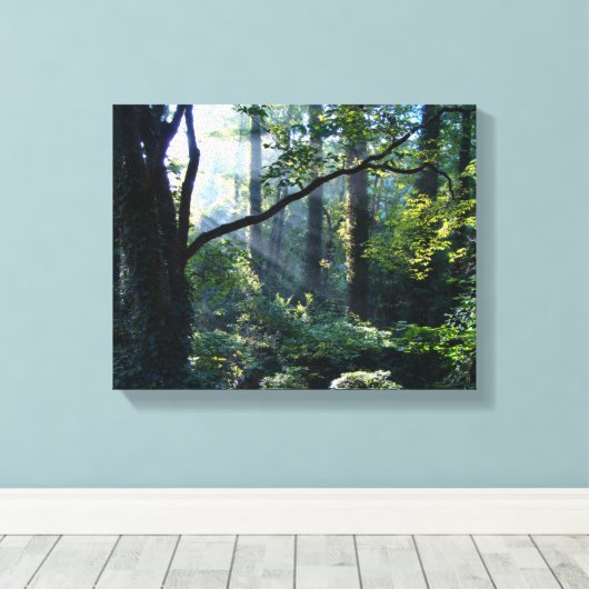 Eerste lichte canvasprint canvas afdruk (Insitu (Houten vloer))