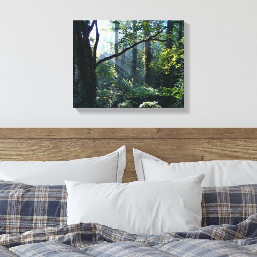 Eerste lichte canvasprint canvas afdruk (Insitu (Slaapkamer))