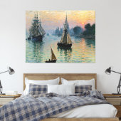 Eerste lichte zeilexpeditie canvas afdruk (Insitu (Slaapkamer))