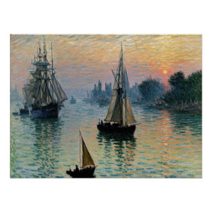 Eerste lichte zeilexpeditie perfect poster