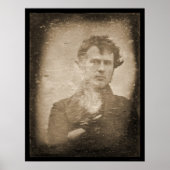 Eerste lichtfoto Daguerreotype 1839 Poster (Voorkant)
