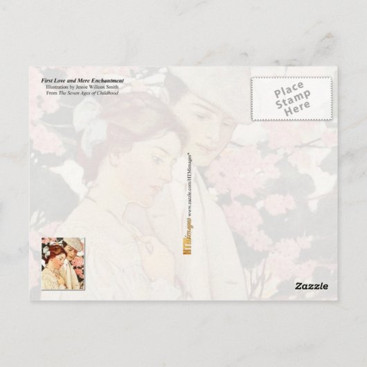 Eerste Liefde en Zuivere Betovering Briefkaart (Achterkant)