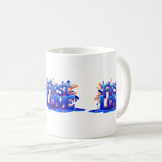 Eerste liefde koffiemok (Voorkant rechts)