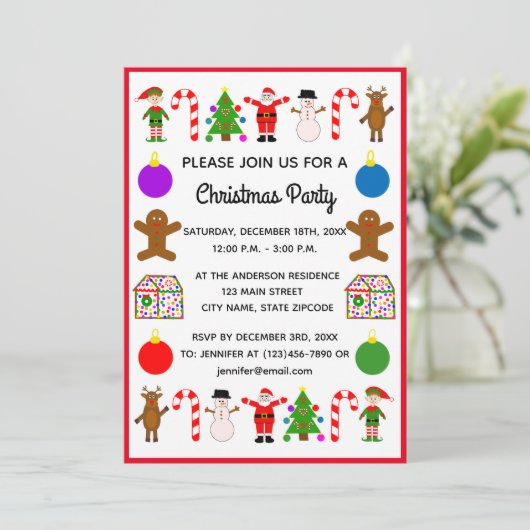 Eerste Lijst #2 Uitnodigingskaart Save The Date (Staand voorkant)