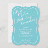 Eerste Lijst van het Label van de Heilige Communie Kaart (Voorkant)