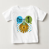 Eerste Lion Birthday Tshirts en cadeaus (Voorkant)