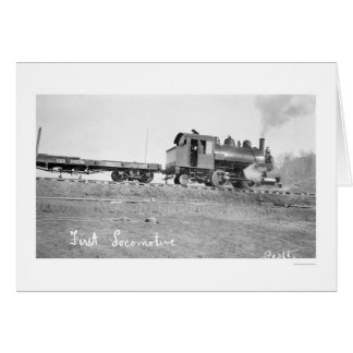 Eerste locomotief Alaska 1912
