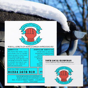 Eerste Logo, Handyman Adverteren Flyer