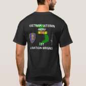 Eerste Luchtvaartbrigade Vietnam T-Shirt (Achterkant)