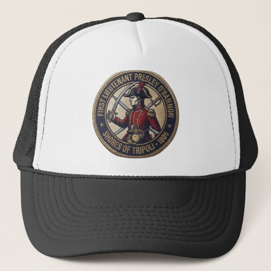 Eerste luitenant Presley O'Bannon Shores  Trucker Pet (Voorkant)