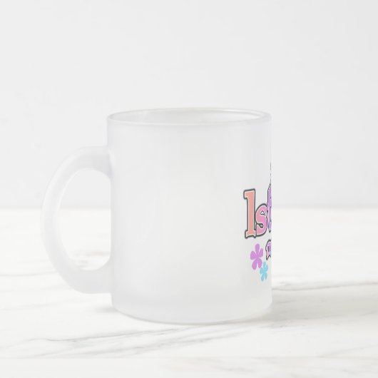 Eerste maal mammie-regenboogT-shirts en schenkinge Matglas Koffiemok (Links)