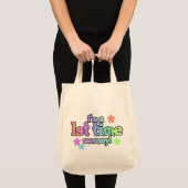 Eerste maal mammie-regenboogT-shirts en schenkinge Tote Bag (Voorkant (product))