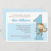 Eerste maandag uitnodiging voor jongens (Voorkant / Achterkant)