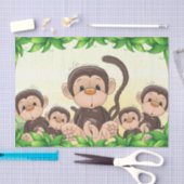 Eerste maandag van de verjaardag tissuepapier (Craft)