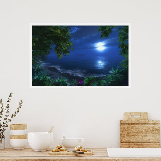 Eerste maanlicht poster (Keuken)