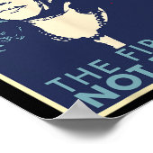 Eerste maar niet laatste Kamala Harris VP Vice Pre Poster (Hoek)