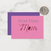 Eerste mam kaarten Untitled Design Notitiekaartje (Voorkant / Achterkant in situ)