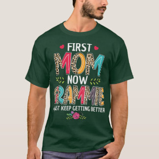 Eerste mam nu Grammie ik blijf gewoon beter worden T-shirt
