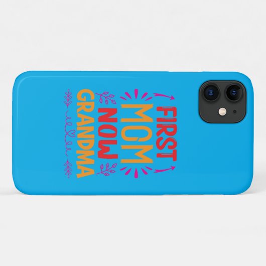 Eerste mama nu oma, oma Moederdag Gifts Case-Mate iPhone Case (Achterkant (horizontaal))