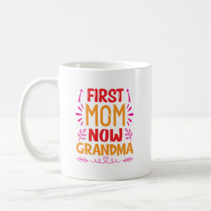 Eerste mama nu oma, oma Moederdag Gifts Koffiemok
