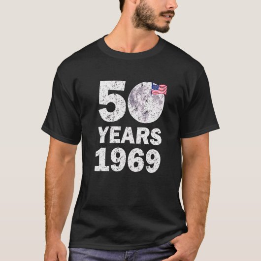 Eerste Man aan land op het maan 50e Jubileum Apo T-shirt (Voorkant)