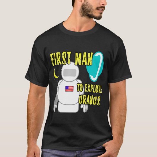 Eerste Man om ons te verkennen T-shirt (Voorkant)