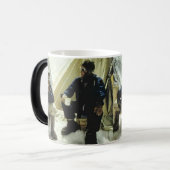 Eerste Mannen op de overnamer Everest Hillary Norg Magische Mok (Voorkant links)