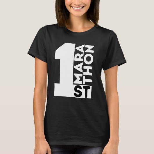 Eerste Marathon Marathon T-shirt (Voorkant)