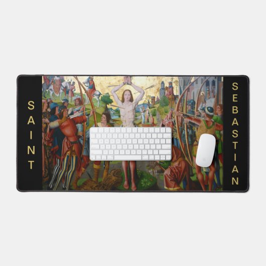 Eerste martelaarschap van St. Sebastian (M 013) Bureaumat (Keyboard & Muis)