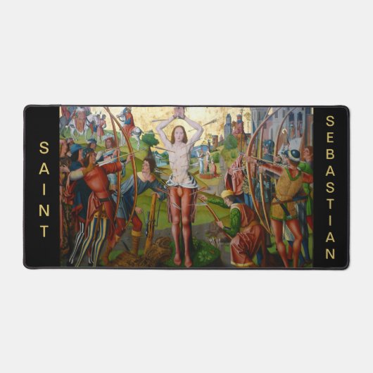 Eerste martelaarschap van St. Sebastian (M 013) Bureaumat (Voorkant)