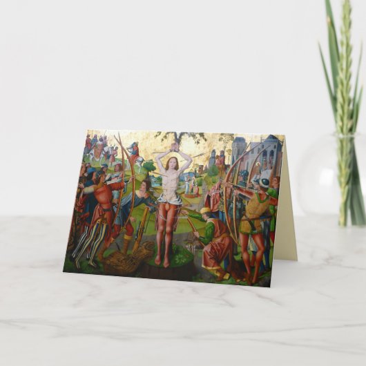 Eerste martelaarschap van St. Sebastian (M 013) Kaart (Voorkant)